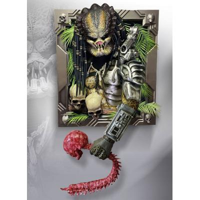 Predator Escultura de Pared tamaño real Predator 45 x 81 x 94 cm