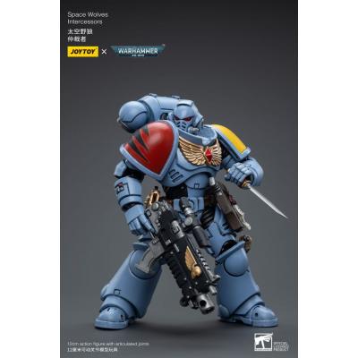 Warhammer 40k Figura 1/18 Space Wolves Intercessors 12 cm