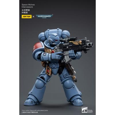 Warhammer 40k Figura 1/18 Space Wolves Intercessors 12 cm