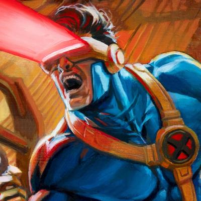 Marvel X-Men Litografia Cyclops 61 x 46 cm - sin marco