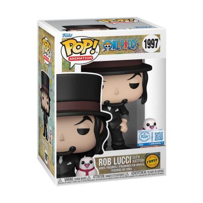 *heo Exclusive Edition* One Piece POP!&Buddy Animation Vinyl Figuren Rob Lucci with Hattori w/Chase 10 cm Surtido (6)