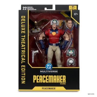 Batman vuelve DC Mulitverse DC Theatrical Deluxe Edition Figura Peacemaker 19 cm
