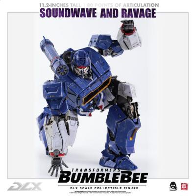 Transformers Bumblebee Pack de 2 Figuras 1/6 DLX Soundwave & Ravage 28 cm