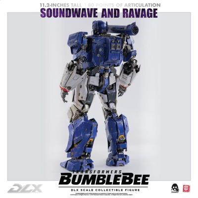 Transformers Bumblebee Pack de 2 Figuras 1/6 DLX Soundwave & Ravage 28 cm