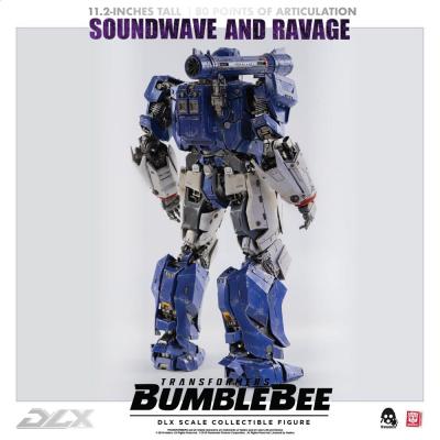 Transformers Bumblebee Pack de 2 Figuras 1/6 DLX Soundwave & Ravage 28 cm