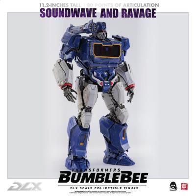 Transformers Bumblebee Pack de 2 Figuras 1/6 DLX Soundwave & Ravage 28 cm