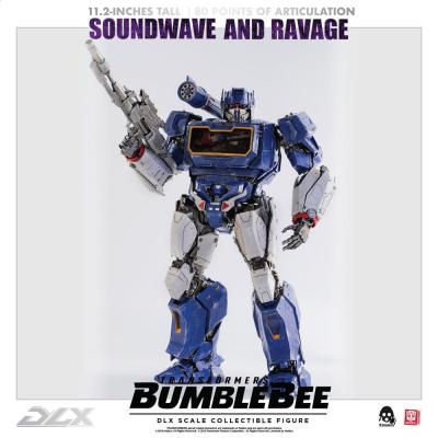 Transformers Bumblebee Pack de 2 Figuras 1/6 DLX Soundwave & Ravage 28 cm
