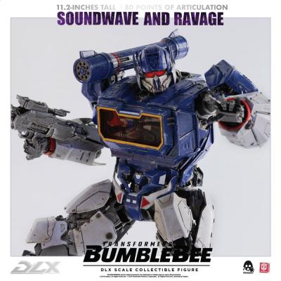 Transformers Bumblebee Pack de 2 Figuras 1/6 DLX Soundwave & Ravage 28 cm