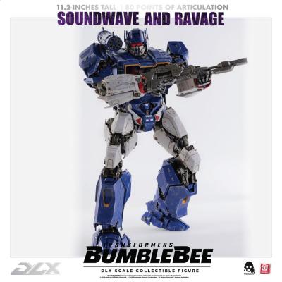 Transformers Bumblebee Pack de 2 Figuras 1/6 DLX Soundwave & Ravage 28 cm