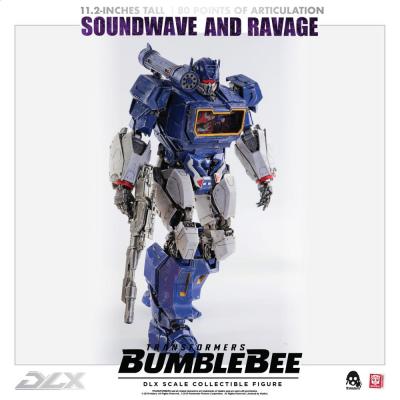 Transformers Bumblebee Pack de 2 Figuras 1/6 DLX Soundwave & Ravage 28 cm