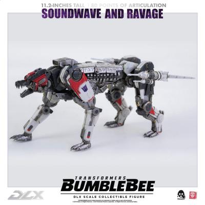 Transformers Bumblebee Pack de 2 Figuras 1/6 DLX Soundwave & Ravage 28 cm