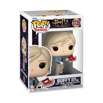 Buffy, cazavampiros Figura POP! TV Vinyl Buffy w/Scythe 9 cm