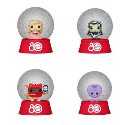 Mattel by Loungefly Chapas esmaltadas Blind Snowglobes Retro Toy Expositor (12)