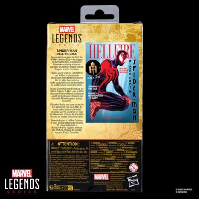 The Amazing Spider-Man Marvel Legends Figura Spider-Man Hellfire Gala 15 cm