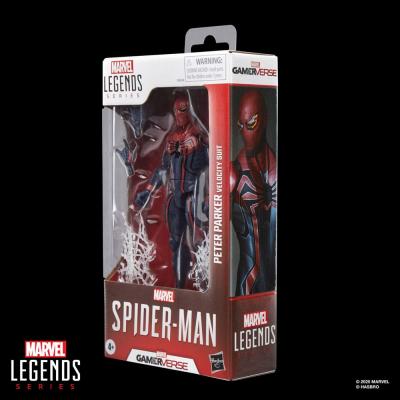 Spider-Man Marvel Legends Gamerverse Figura Peter Parker Velocity Suit 15 cm