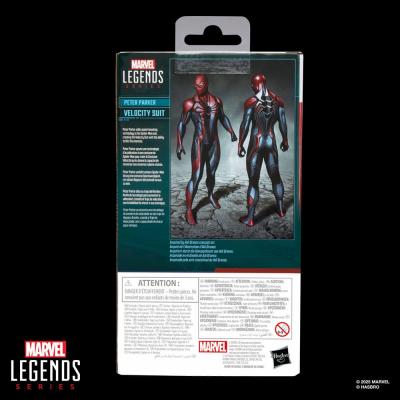 Spider-Man Marvel Legends Gamerverse Figura Peter Parker Velocity Suit 15 cm