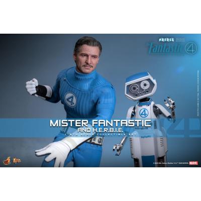 Los Cuatro Fantásticos: primeros pasos Pack de 2 Figuras Movie Masterpiece 1/6 Mister Fantastic & H.E.R.B.I.E. 30 cm
