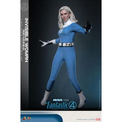Los Cuatro Fantásticos: primeros pasos Pack de 2 Figuras Movie Masterpiece 1/6 Invisible Woman & H.E.R.B.I.E. 28 cm