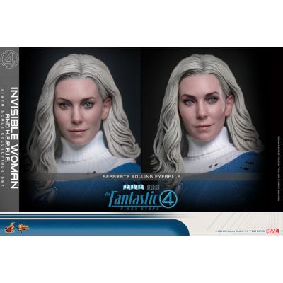 Los Cuatro Fantásticos: primeros pasos Pack de 2 Figuras Movie Masterpiece 1/6 Invisible Woman & H.E.R.B.I.E. 28 cm