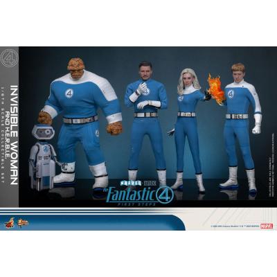 Los Cuatro Fantásticos: primeros pasos Pack de 2 Figuras Movie Masterpiece 1/6 Invisible Woman & H.E.R.B.I.E. 28 cm