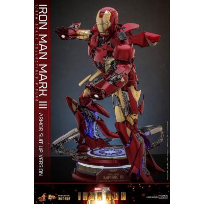 Iron Man Figura Movie Masterpiece Diecast 1/6 Iron Man Mark III (Armor Suit Up Version) 32 cm