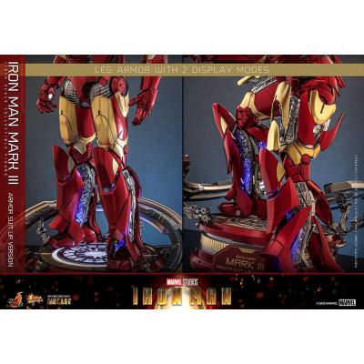 Iron Man Figura Movie Masterpiece Diecast 1/6 Iron Man Mark III (Armor Suit Up Version) 32 cm