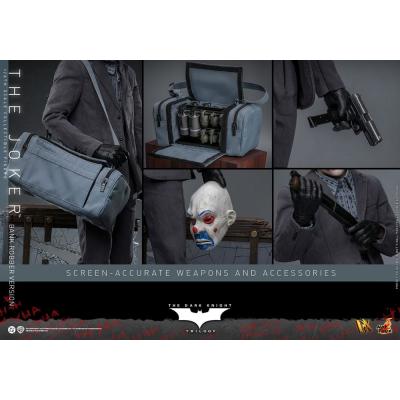 El Caballero oscuro Figura DX 1/6 The Joker (Bank Robber Version) 30 cm