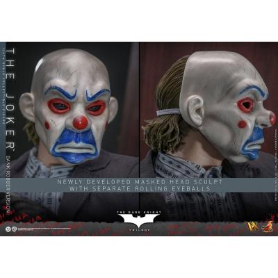 El Caballero oscuro Figura DX 1/6 The Joker (Bank Robber Version) 30 cm