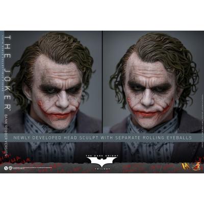 El Caballero oscuro Figura DX 1/6 The Joker (Bank Robber Version) 30 cm
