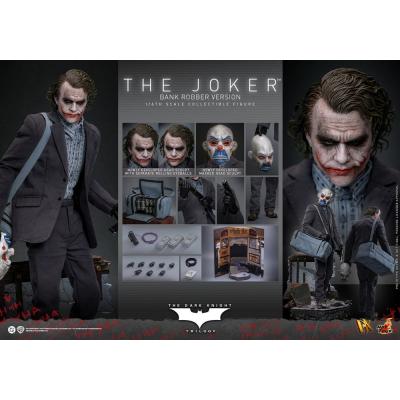 El Caballero oscuro Figura DX 1/6 The Joker (Bank Robber Version) 30 cm