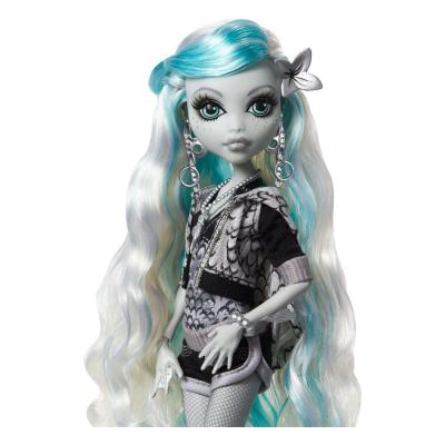 Monster High Muñeca Reel Drama Lagoona Blue en Blanco y Negro