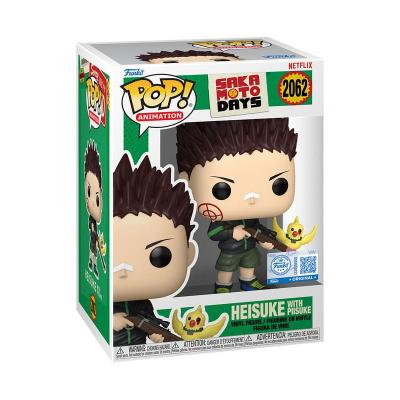Sakamoto Days POP! Animation Vinyl Figura Heisuke & Piisuke Exclusive Edition 9 cm