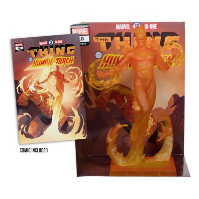 Marvel Collection Estatua PVC 1/6 Human Torch (Marvel 2 in 1 #10) 29 cm