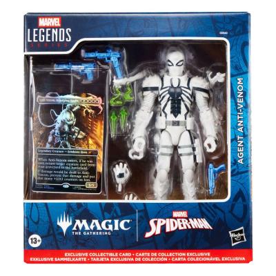 Marvel Legends Magic: The Gathering Figura Agent Anti-Venom (con carta exclusiva metalizada) 15 cm
