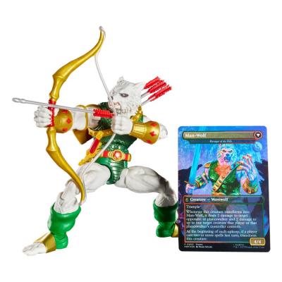 Marvel Legends Magic: The Gathering Figura Man-Wolf (con carta exclusiva metalizada) 15 cm